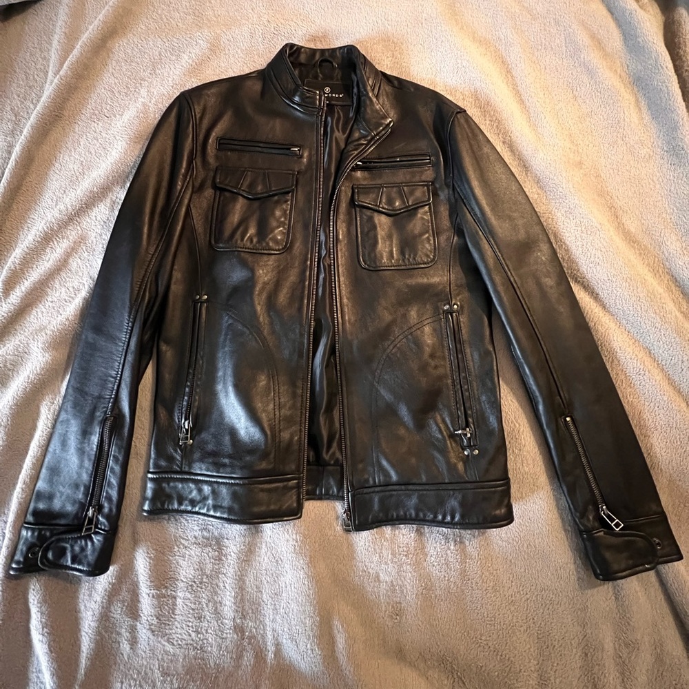 7 Diamonds Leather Jacket